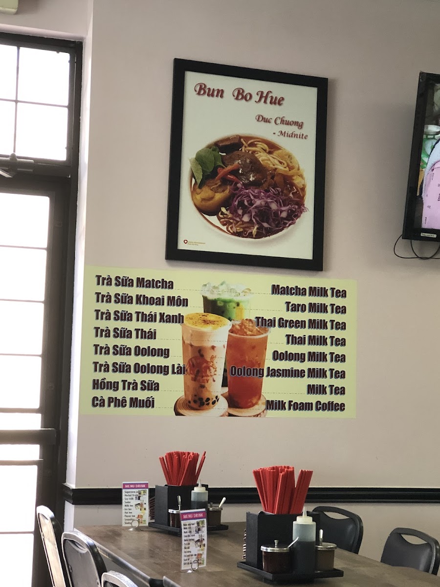 Bún Bò Huế Đức Chương Midnite Menu - Image 1